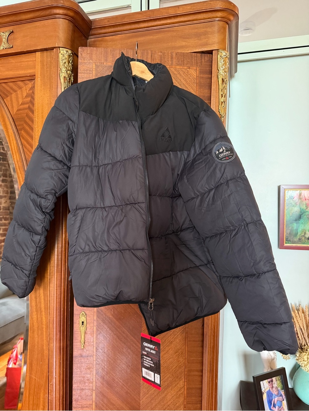 Gerry Weber Black Quilted Men's Puffer Jacket